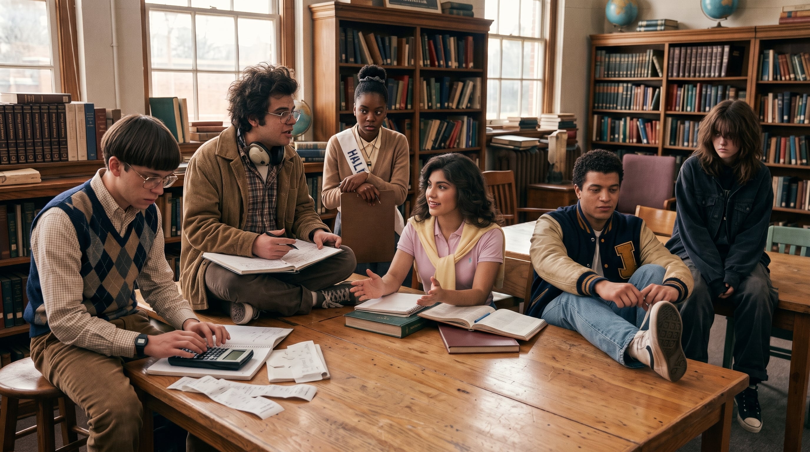 The school library